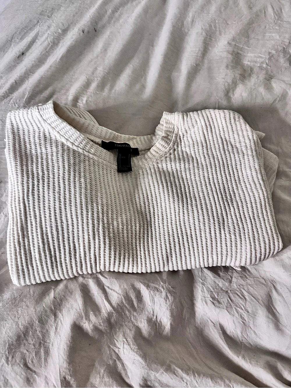 Small Forever 21 Ribbed Crew Neck Sweater